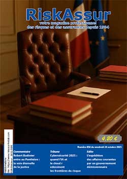 Numéro 856 de RiskAssur-hebdo du vendredi 24 octobre 2025
