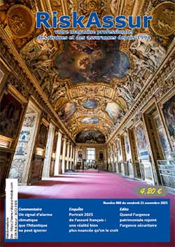 Numéro 860 de RiskAssur-hebdo du vendredi 21 novembre 2025