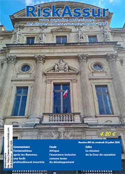 Numéro 893 de RiskAssur-hebdo du vendredi 24 juillet 2026