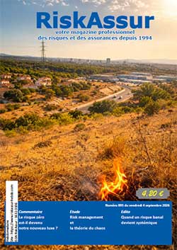 Numéro 895 de RiskAssur-hebdo du vendredi 4 septembre 2026